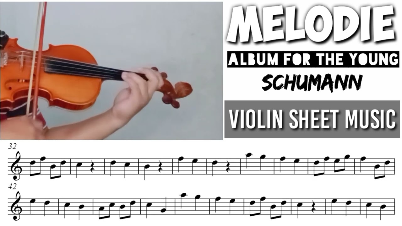 (Free Sheet) Melodie - Schumann || Violin Sheet Music