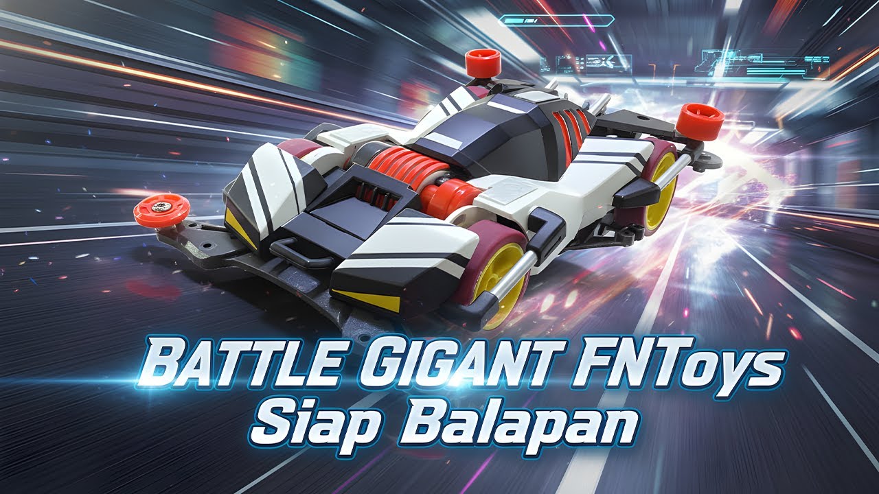 Rakit Tamiya FNToys Battle Gigant dan Setting Untuk Balapan STB UP 2025 ミニ四駆