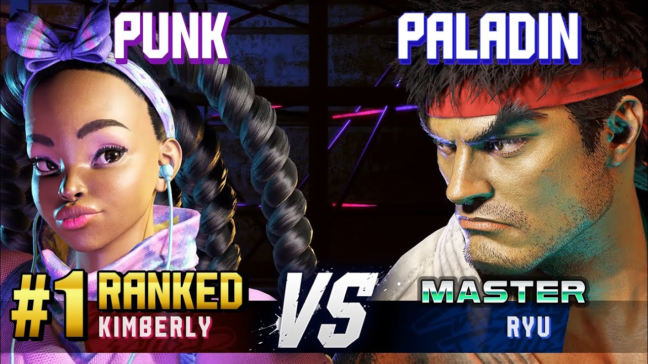 SF6 ▰ PUNK (#1 Ranked Kimberly) vs PALADIN (Ryu) ▰ High Level Gameplay