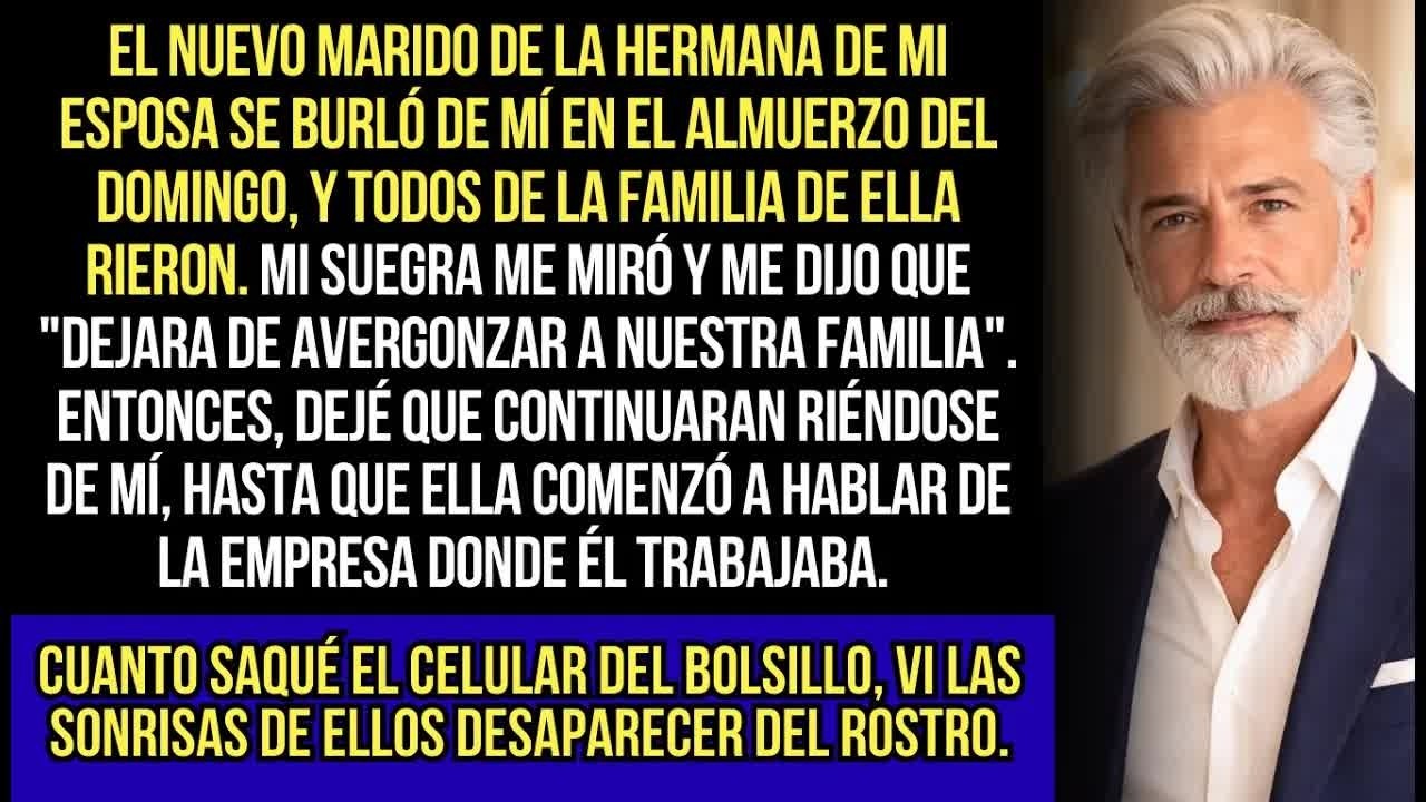 El Nuevo Marido De La Hermana De Mi Esposa Se Burló De Mí - Todos Rieron Hasta Que Yo Les Revelé…