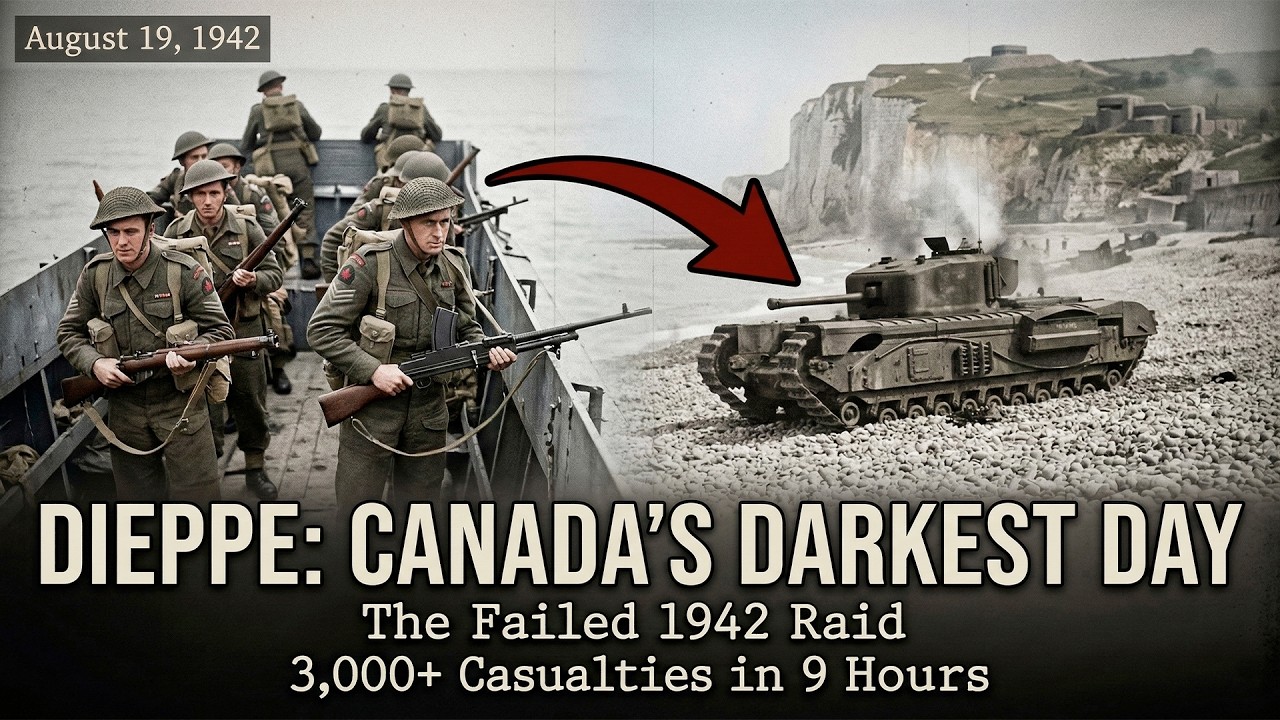 3,000 Canadians Landed at Dieppe — British Command Refused to Give Them Naval Support