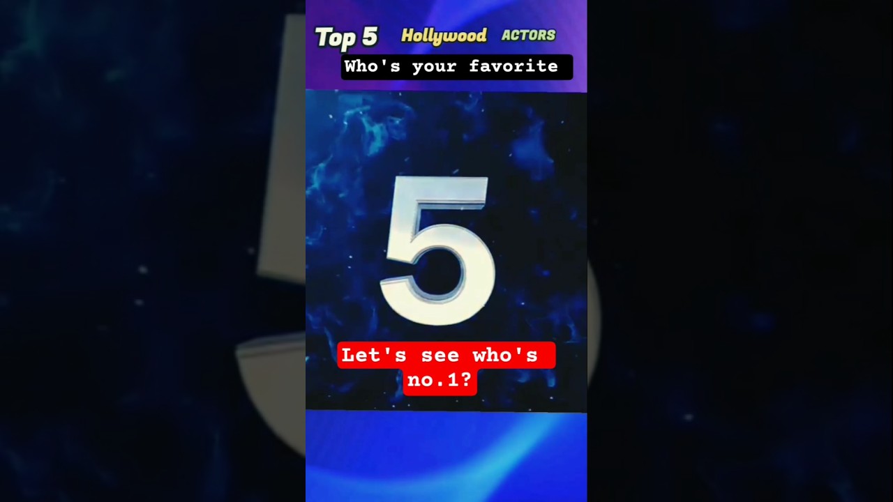 Most Famous Hollywood Celebrities in 2025 - Revealed!