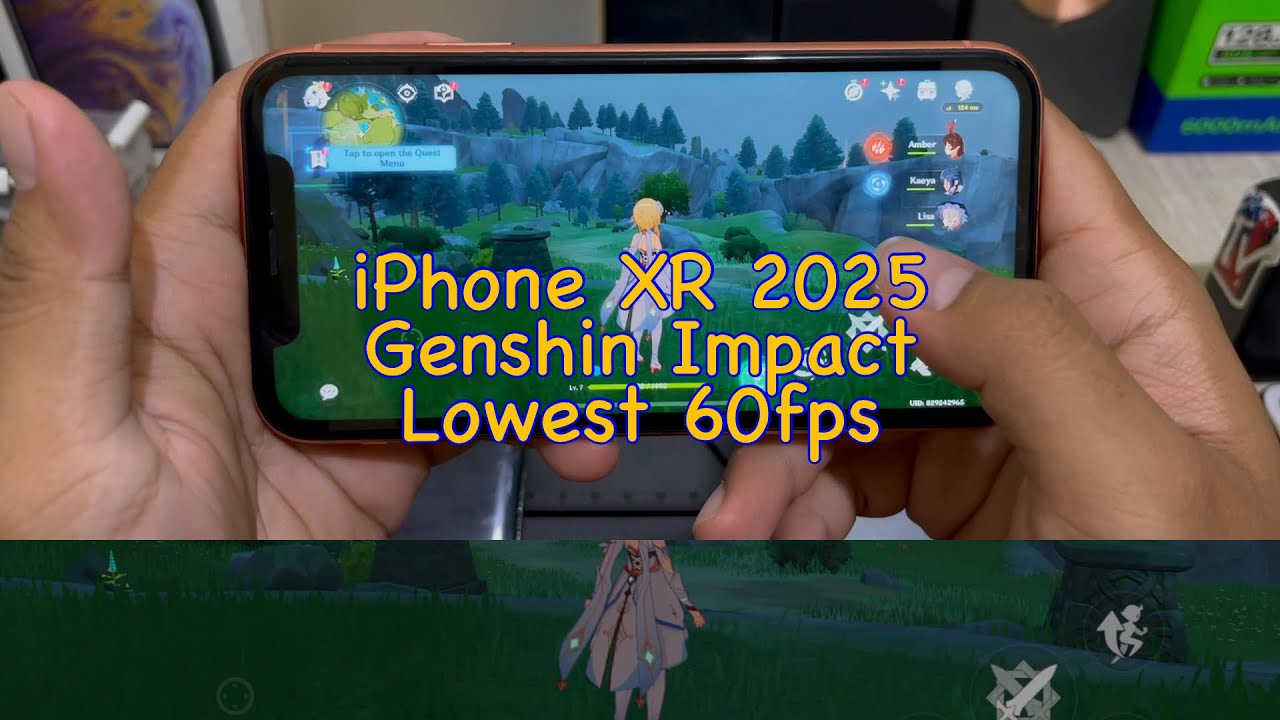 Worth it in 2025 || iPhone XR Genshin Impact Lowest 60fps Graphics Game Test in 2025
