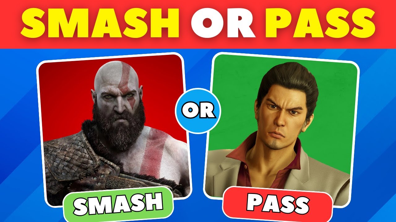 SMASH or PASS 🔥 HOTTEST Videogame Male Characters EVER 🎮