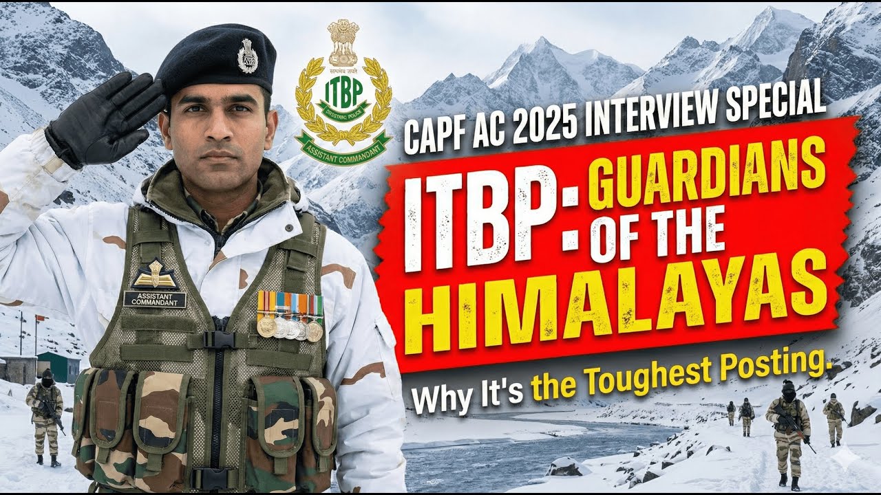 ITBP: The Himalayan Guardians | CAPF AC 2025 Interview Preparation