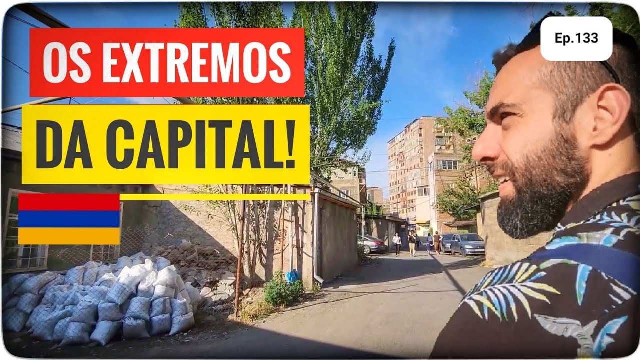COMO É a CAPITAL da ARMÊNIA! - Não esperávamos isso na Ex União Soviética