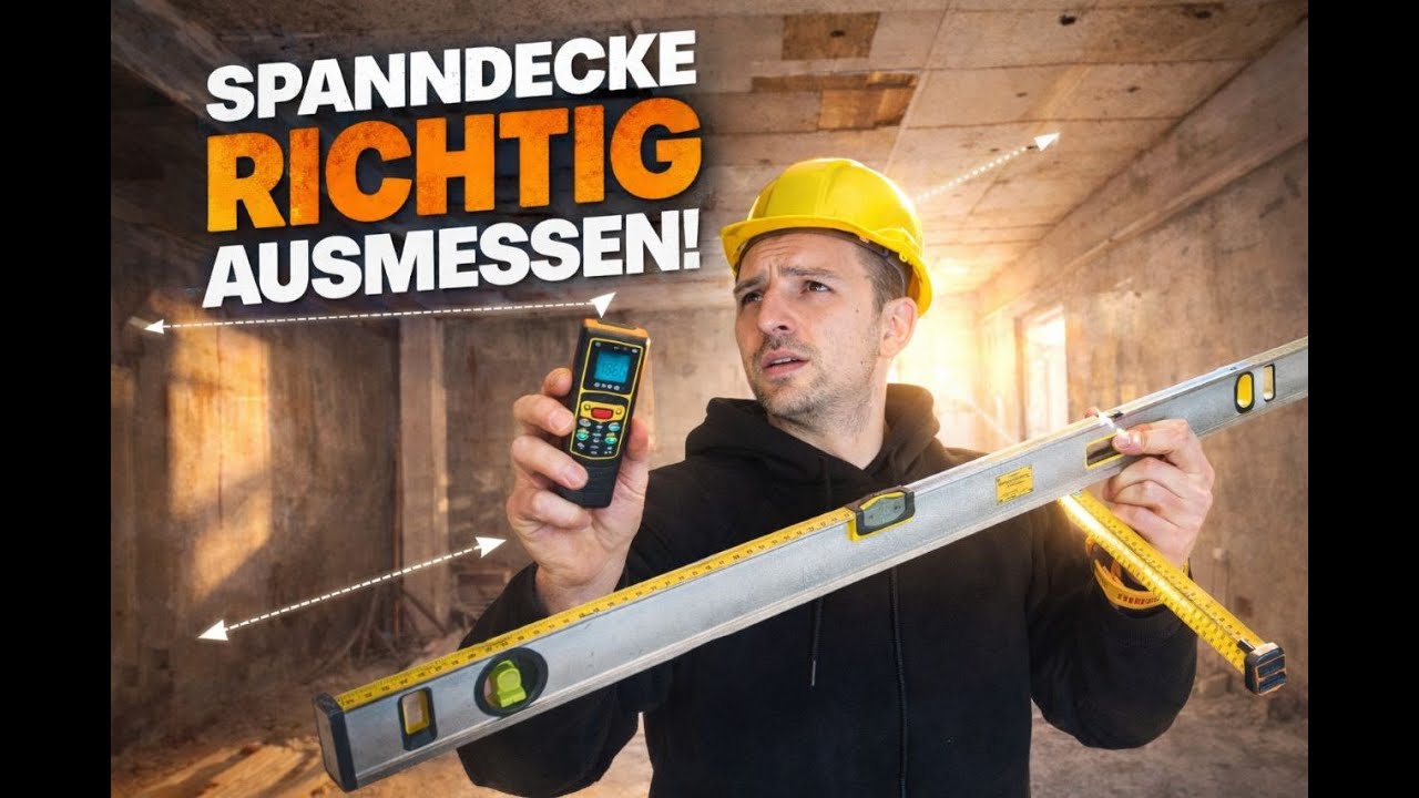 SO misst du eine Spanndecke RICHTIG!