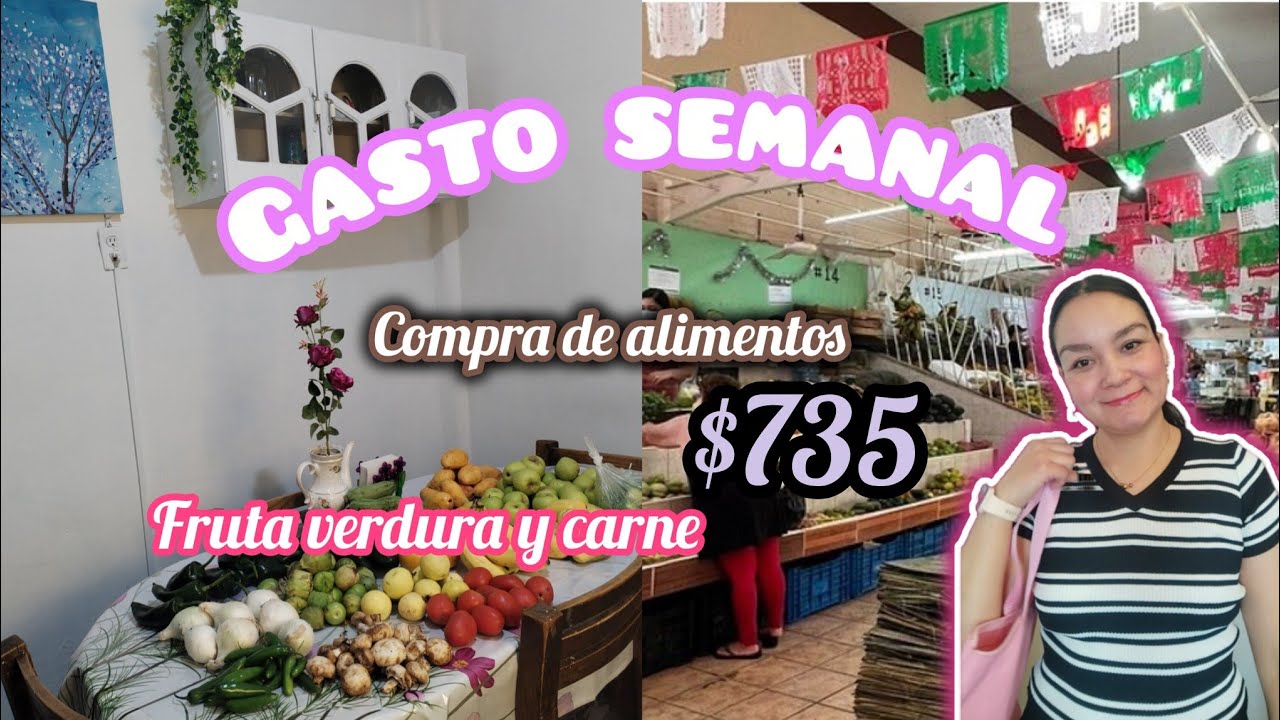 Esto Gasto viviendo en el Estado de México  en compra de alimentos ✔️💵😨