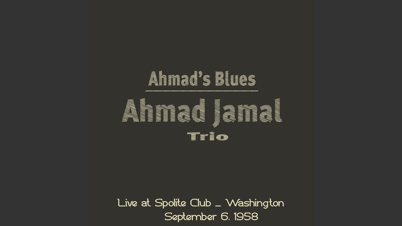 Ahmad's Blues