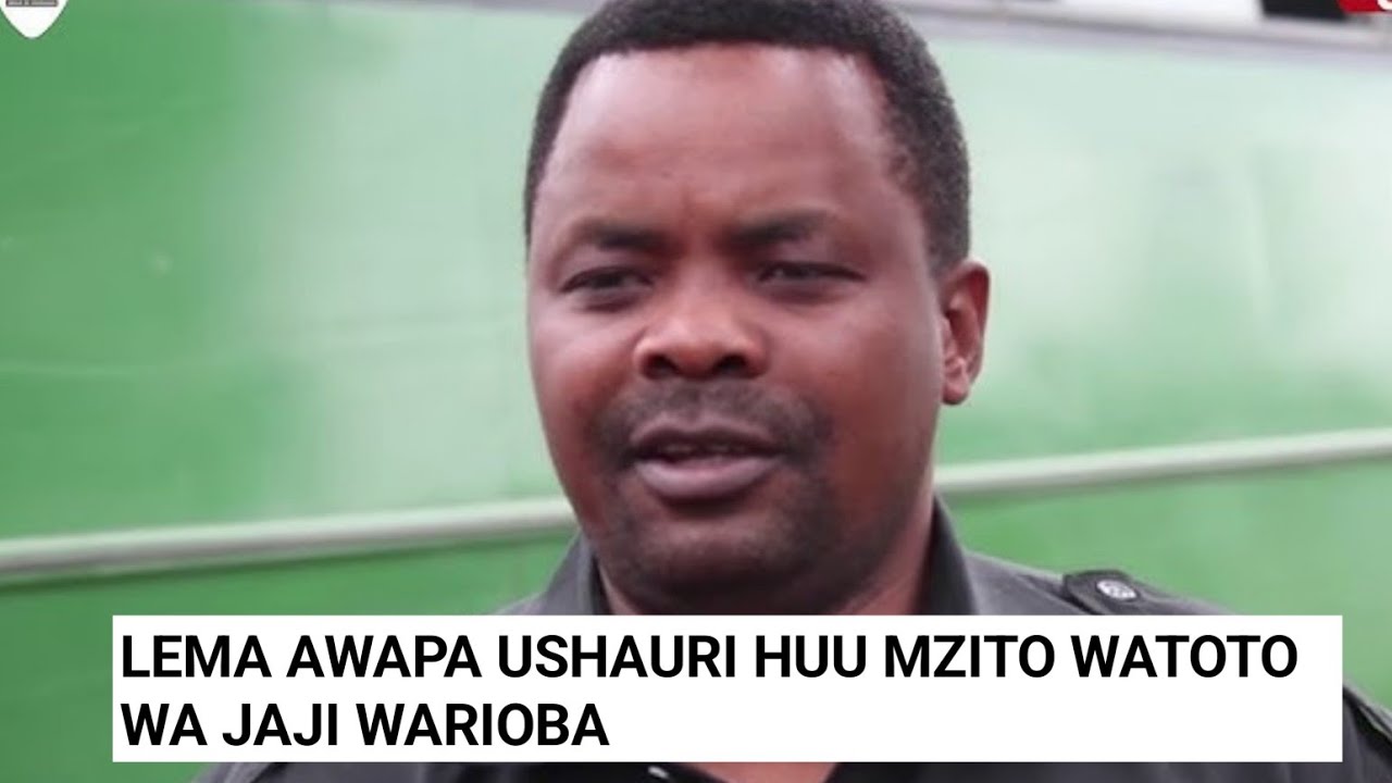 SIKIA USHAURI MZITO WA GODBLESS LEMA KWA WATOTO WA JAJI WARIOBA