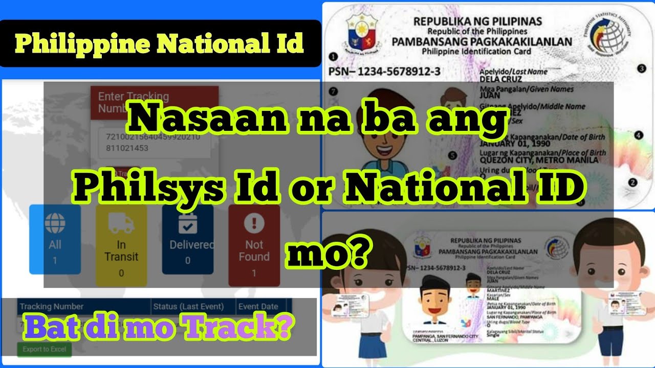 Paano malaman kung nasaan na ang PHILSYS ID o NATIONAL ID ko? | National ID o Philsys ID Tracking