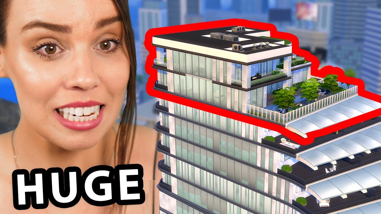 I renovated the BIGGEST penthouse apartment in The Sims 4