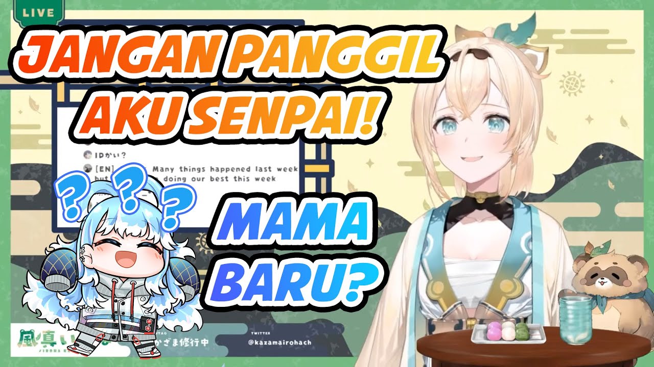 Reaksi Kazama Iroha Soal Debut Kobo Kanaeru [Kobo Kanaeru / Kazama Iroha]