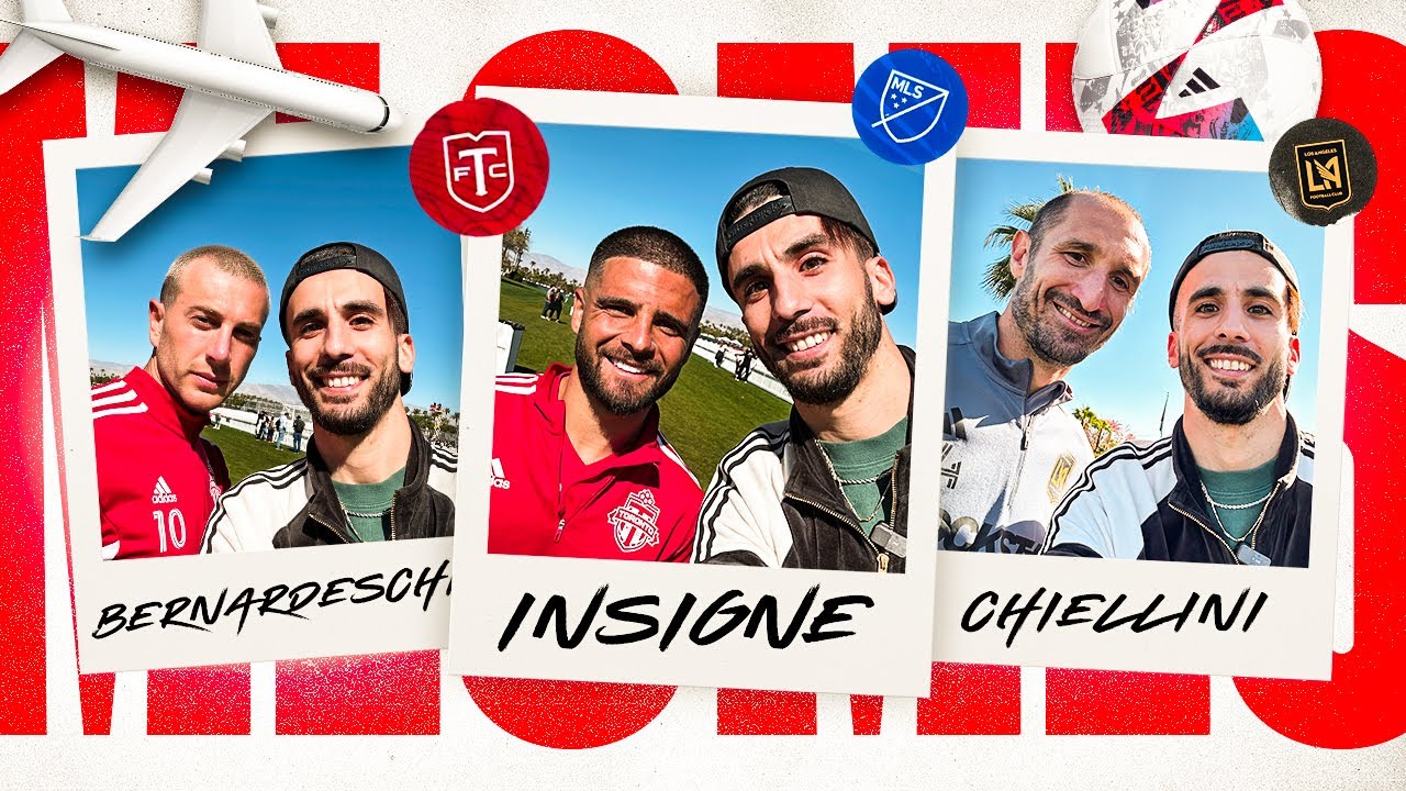 ⚽️ HO INCONTRATO INSIGNE, BERNARDESCHI e CHIELLINI in AMERICA!