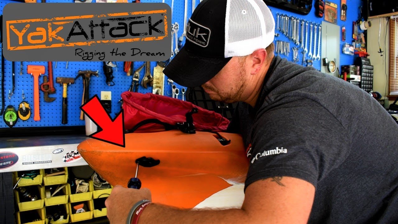 Kayak anchor trolley install / Yakattack HD / DIY / Tips & Tricks