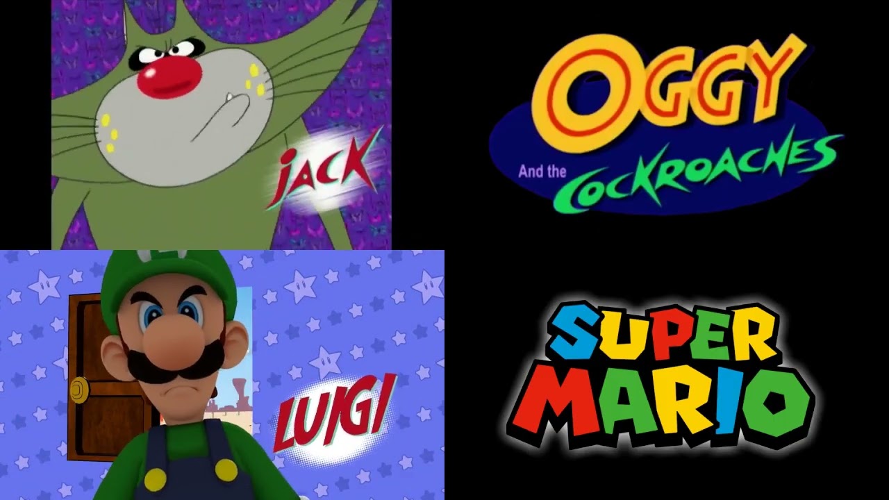 Oggy and the Cockroaches/Mario and the Koopas comparison