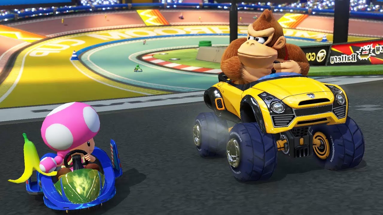 Mario Kart 8 Deluxe Mirror Mushroom Cup - Toadette Gameplay (3 Star Rank)
