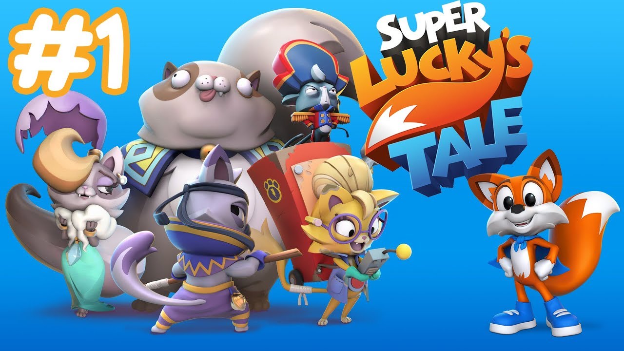 #1 Super Lucky`s Tale |  Прохождение на русском игра для детей|  ПапаСын