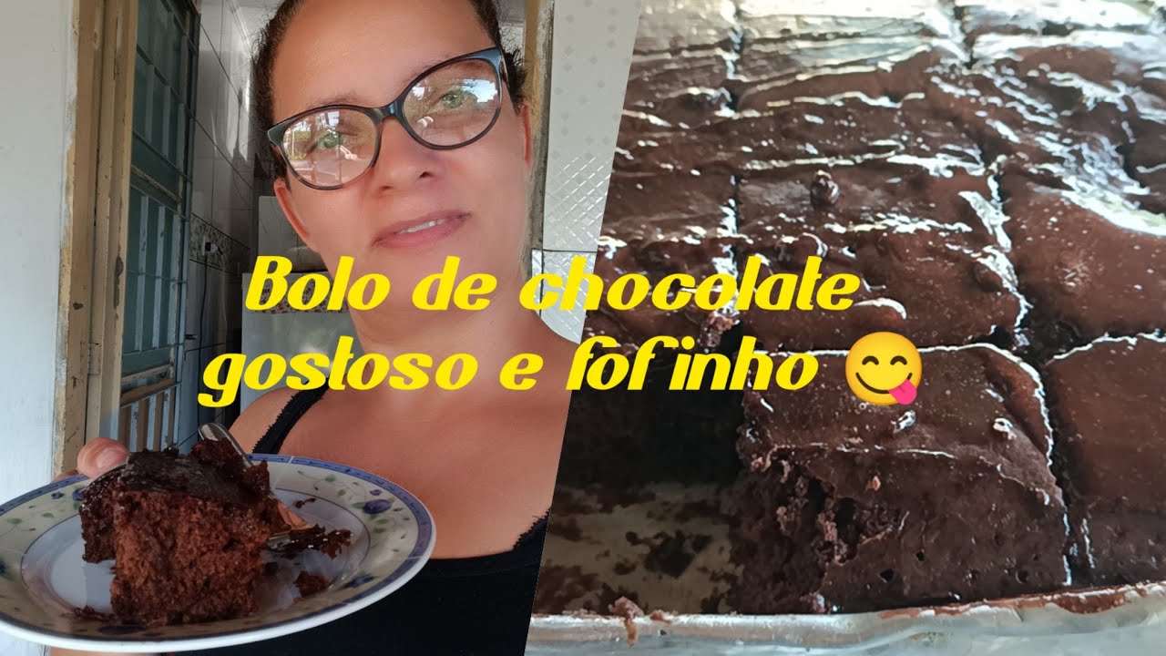 COMO EU FAÇO BOLO DE CHOCOLATE FÁCIL E BEM FOFINHO/CORTEI QUIABO PRA CONGELAR