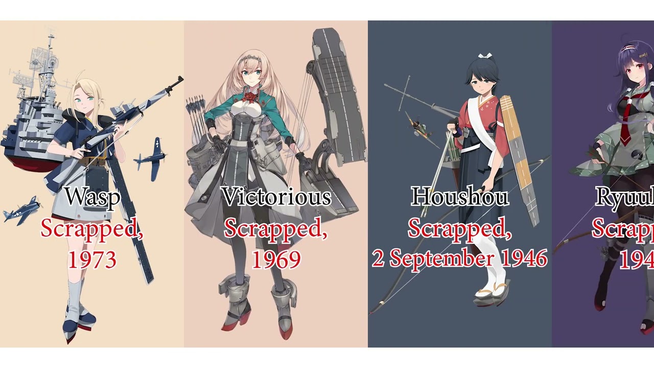 Ships that survived WW2 in Kancolle