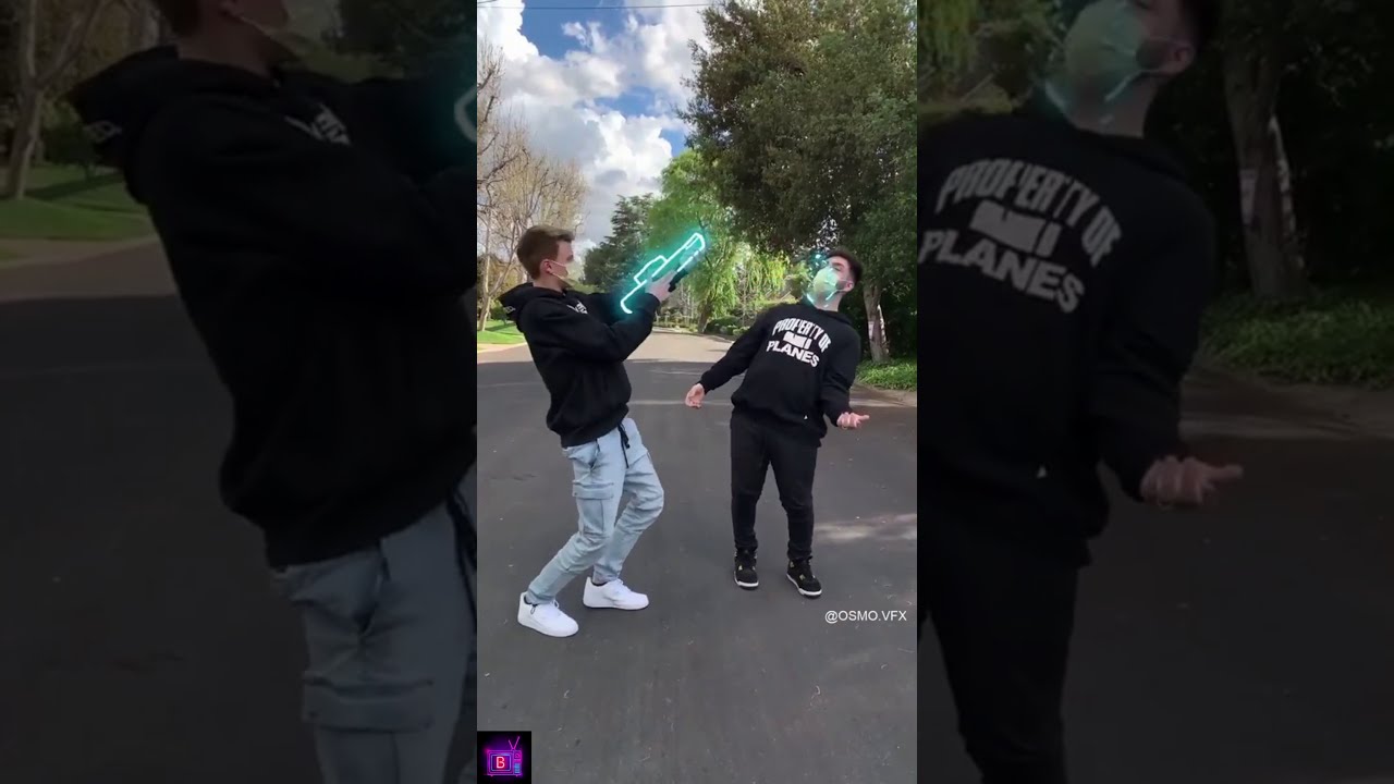 Les Twins TikTok Glowing Dance Animation + Scribble Glow Effect