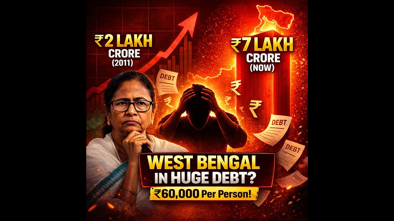 West Bengal Debt Explained (2026) | ₹7 Lakh Crore Reality & Per Person Burden Breakdown