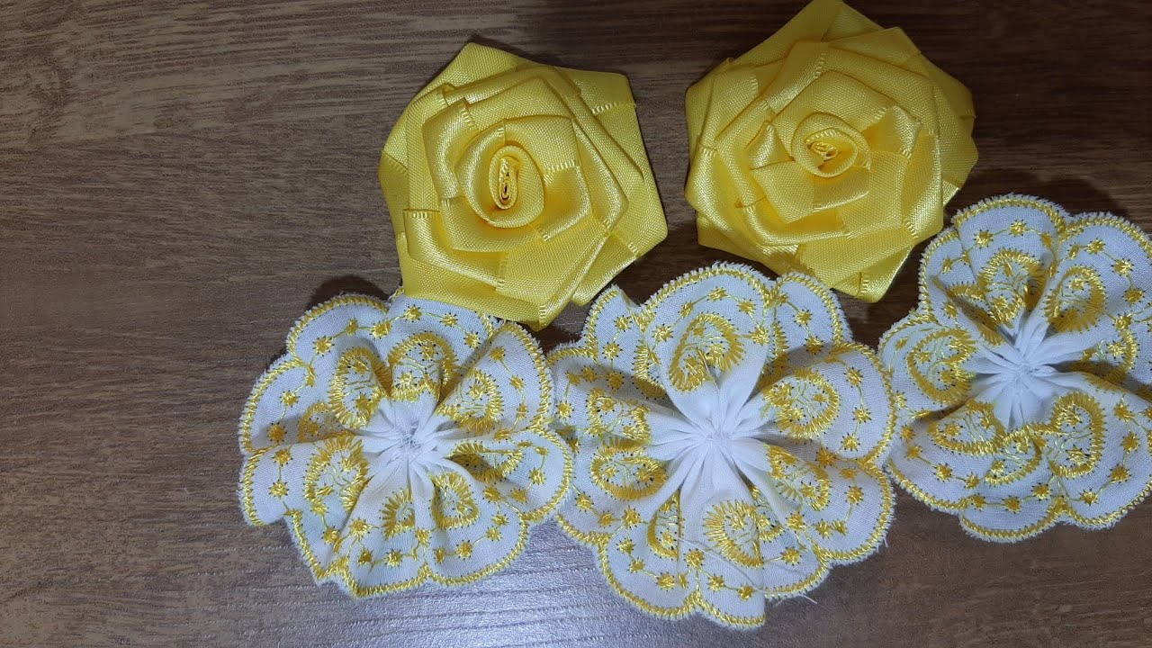 Flores de bordado inglês para toalhas modelo 223 parte 1