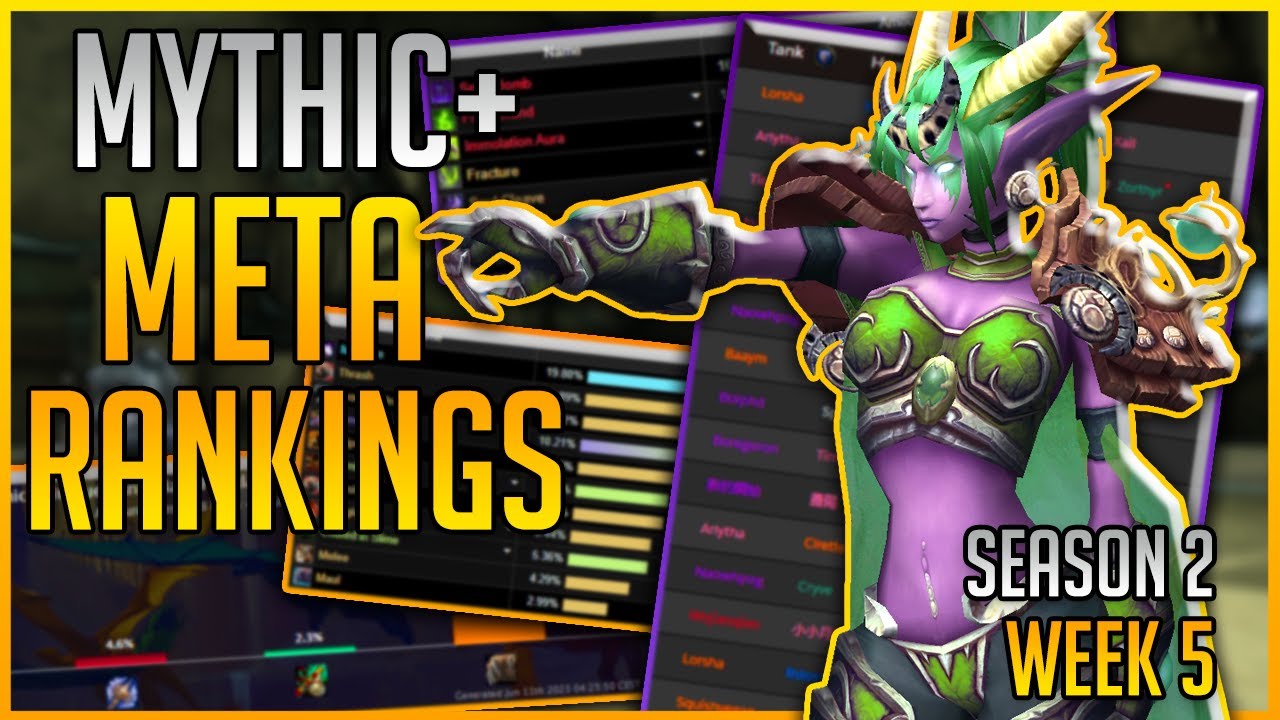 Vengeance? Guardian?!?! - Season 2 - Week 5: Mythic+ Spec Rankings & META
