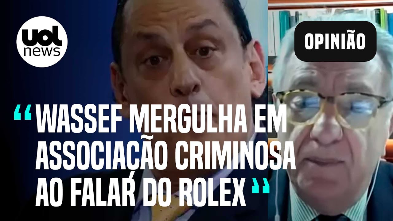 Wassef confessa mergulho em associação criminosa ao admitir recompra de Rolex, diz Maierovitch