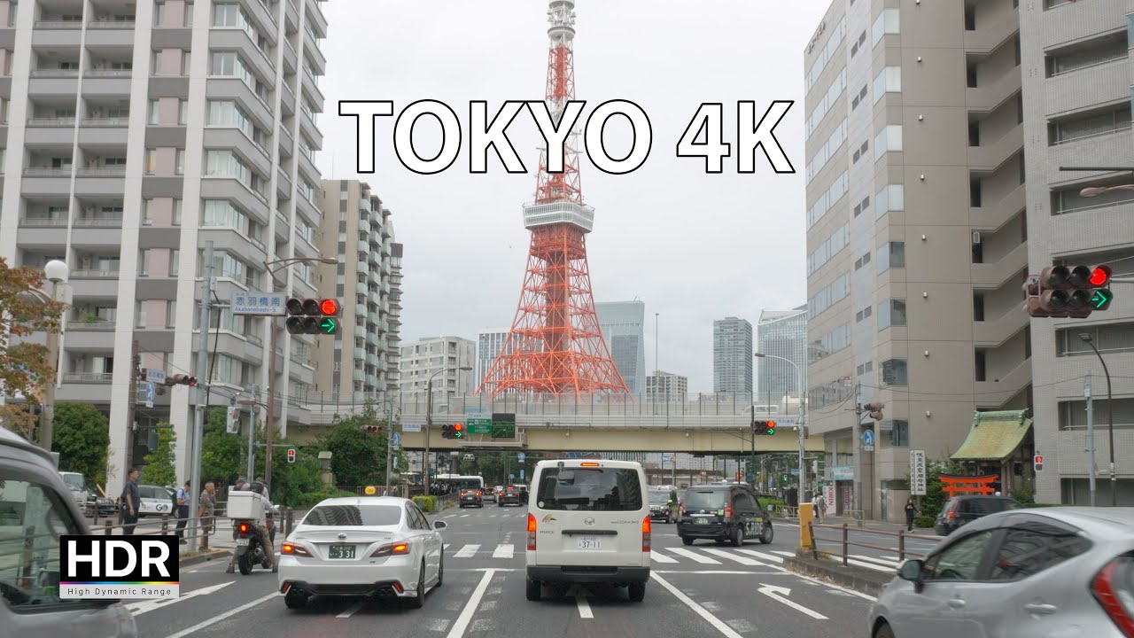 Tokyo 4K - Metropolitan Zen Mode - Scenic Drive