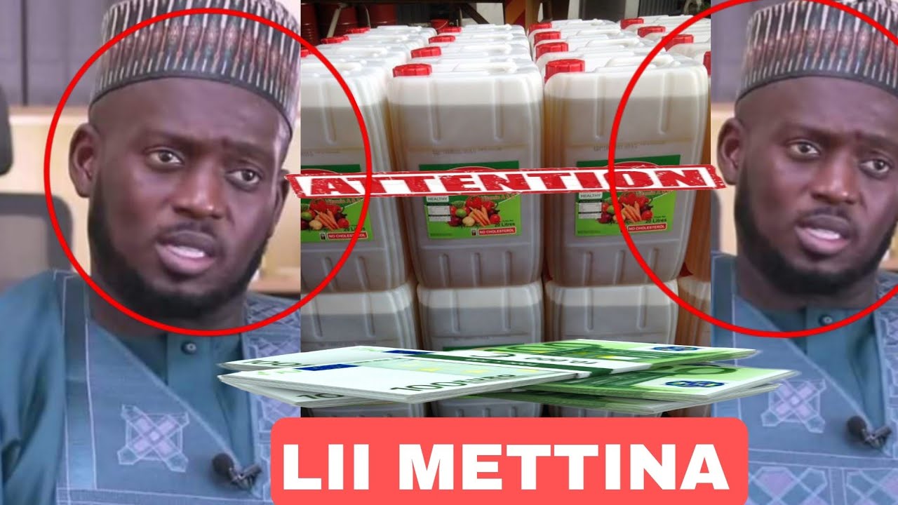 AZIZ NDIAYE ENROULER  6310 BOUTEILLES D'HUILE 20 LITRES ENVIRON 101 MILLION DE FRANCS CFA 