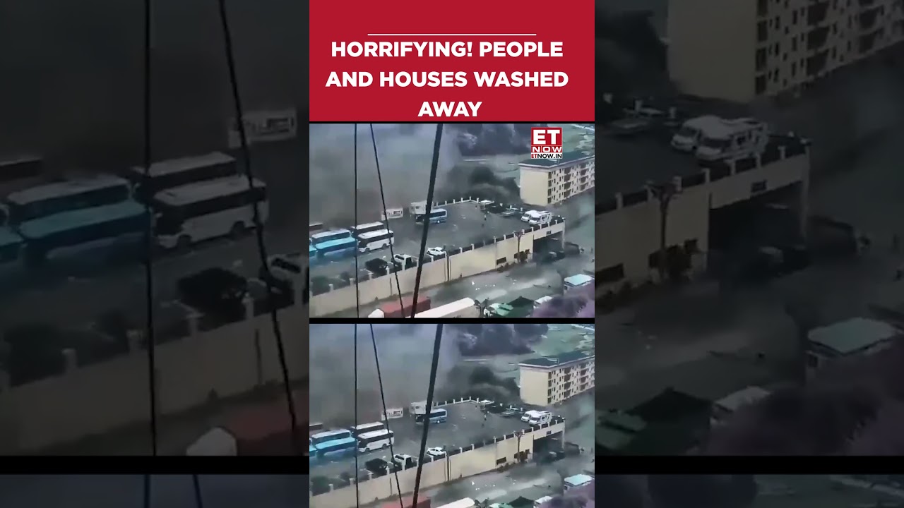 Nepal Flash Flood Horrifying Video: People And Houses Washed Away #shorts #nepalflood