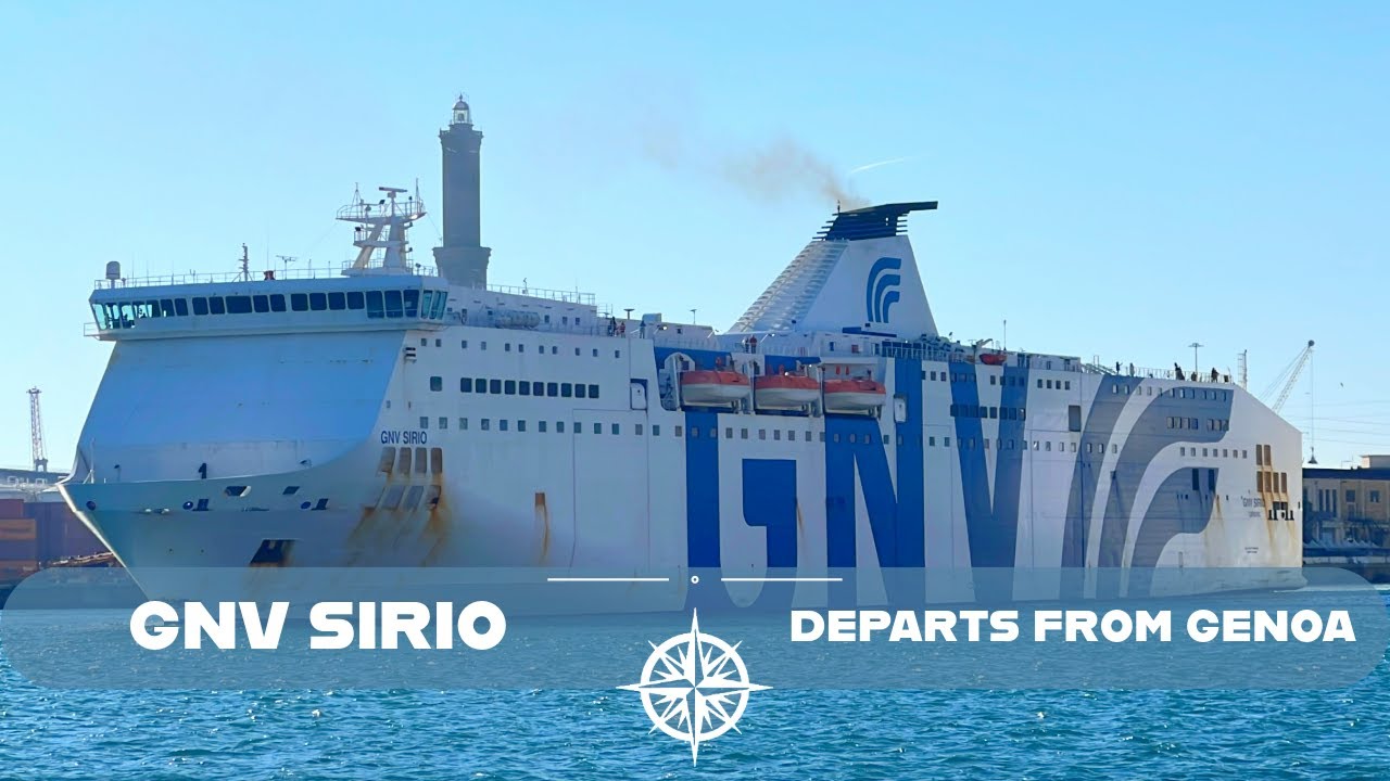 GNV SIRIO | DEPARTS FROM GENOA
