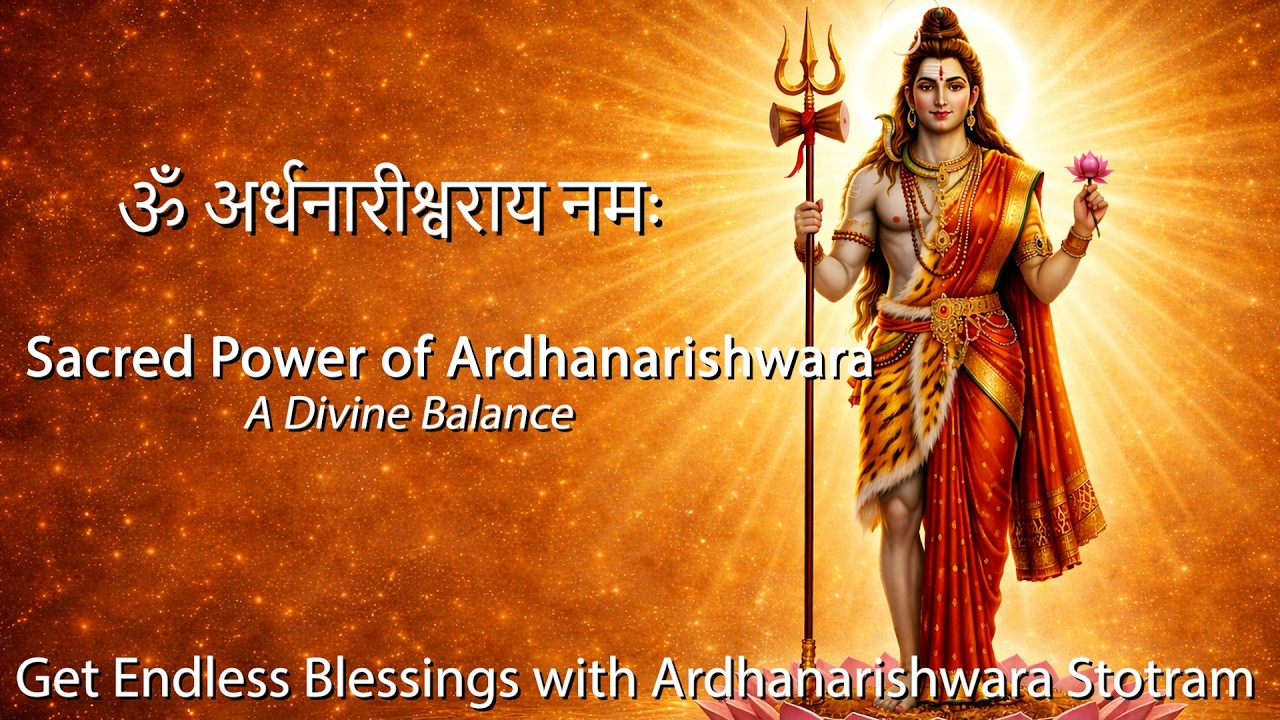 Ardhanarishwar Stotram | The Sacred Union of Shiva & Shakti | Chant with Lyrics and Meaning
