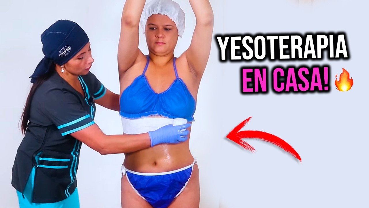 🩹Cómo Hacer Fajas de Yeso Adelgazantes - Yesoterapia en Casa para tu abdomen