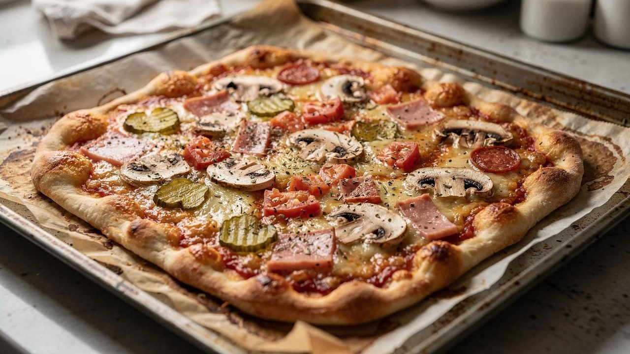 The Easiest Homemade Oven Pizza – Super Crispy & Ready in 15 Minutes!