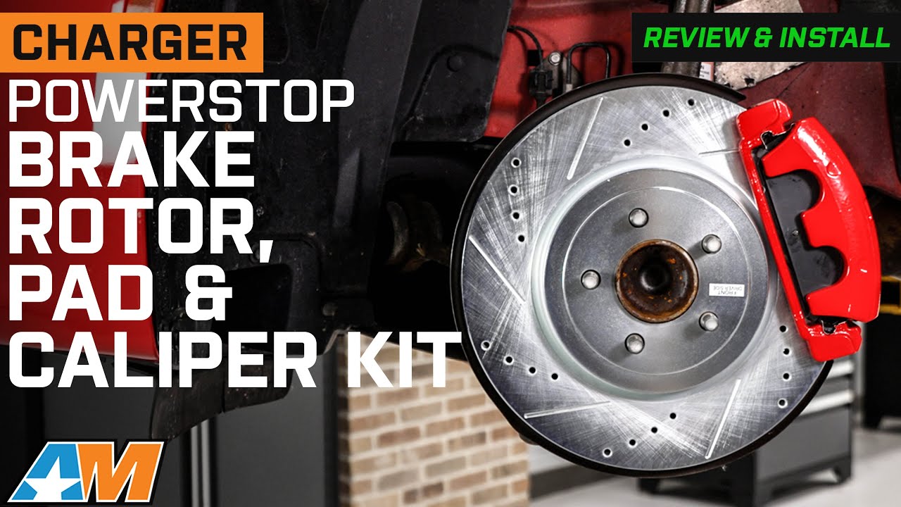 2012-2020 Charger PowerStop Z23 Evolution Sport Brake Rotor Caliper Kit; Front Review & Install