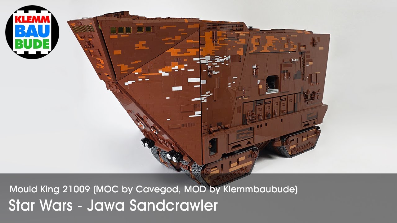Mould King 21009 – Star Wars – Jawa Sandcrawler – modifiziert, erweitert, motorisiert