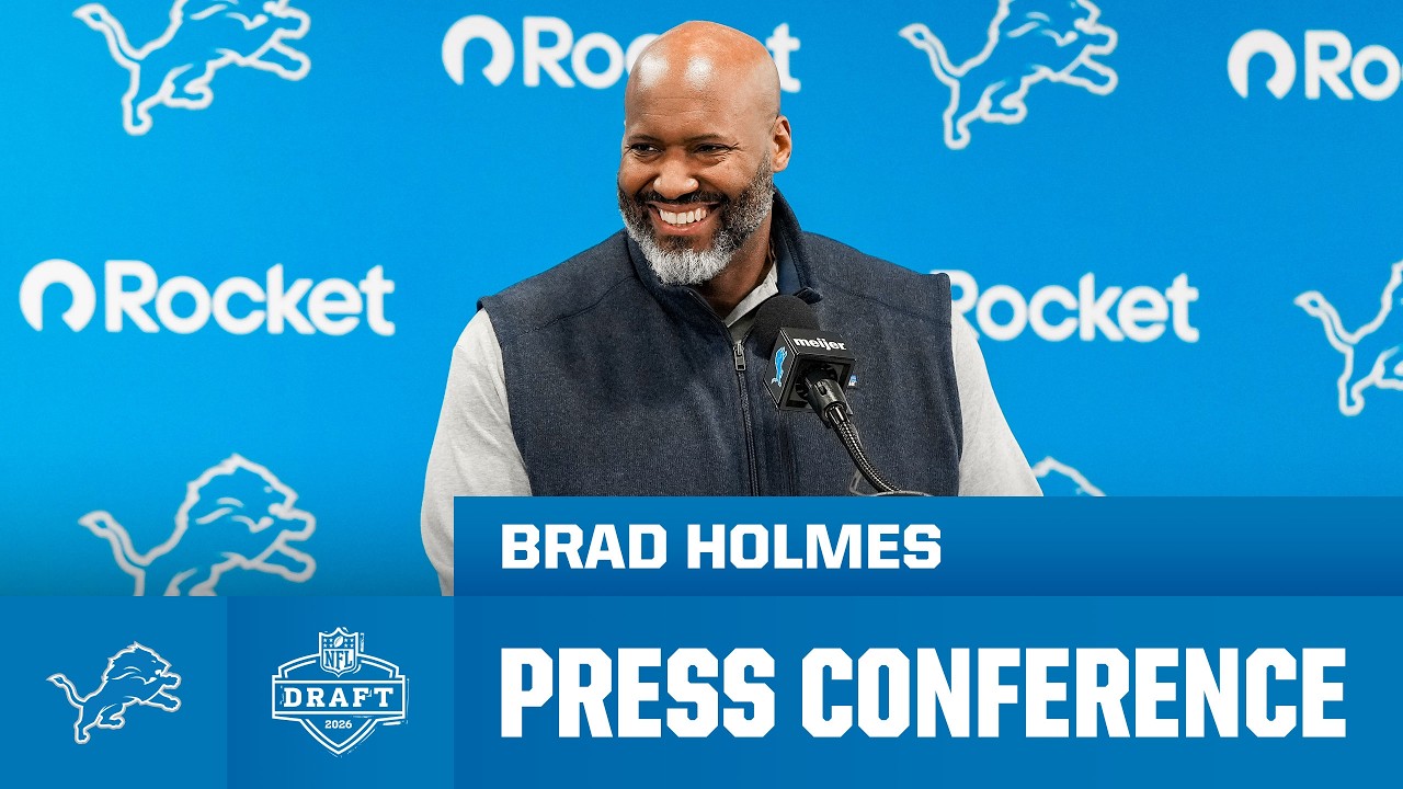 Brad Holmes NFL Draft Press Conference Day Three | April 25, 2026