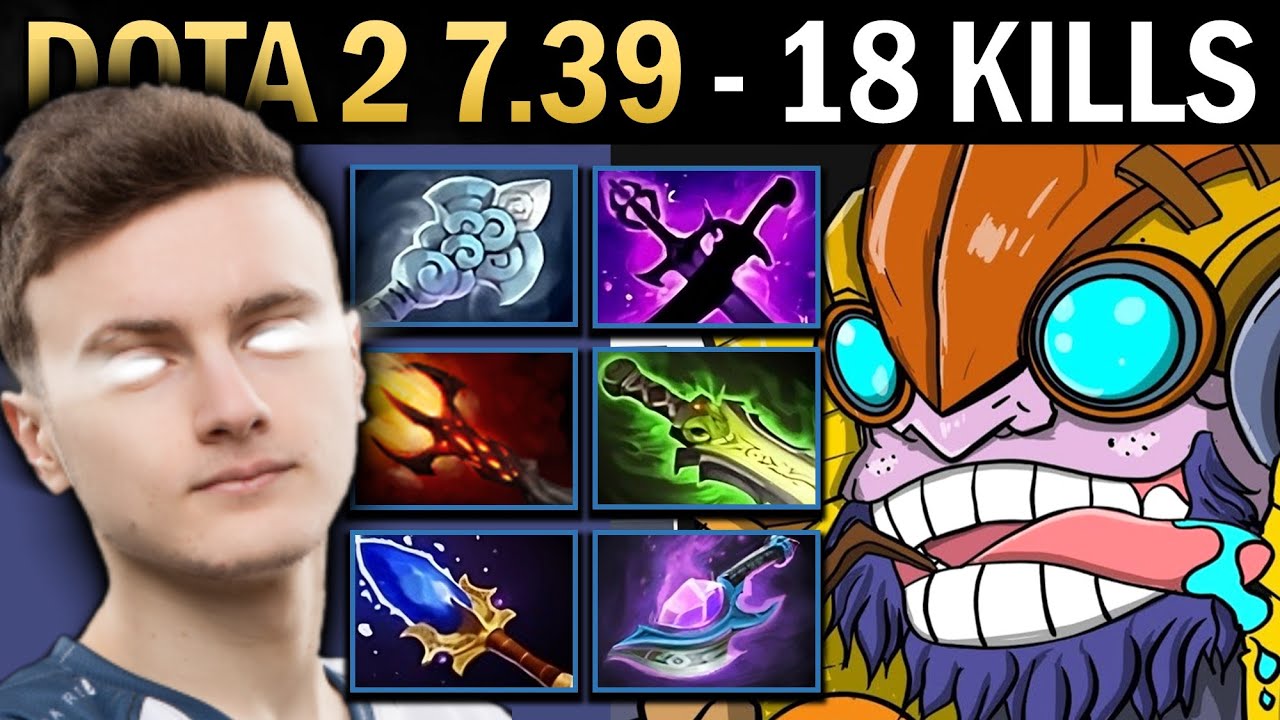 Tinker Gameplay with 18 Kills and Dagon - Dota 7.40d