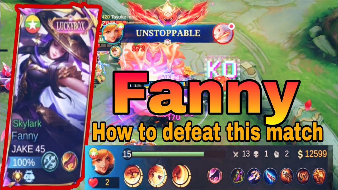 FANNY DOMINATING THE GAME – How to Counter & Defeat Her | Top Global Fanny by JAKE 45.