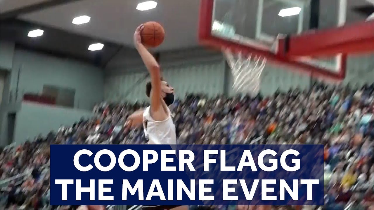 Cooper Flagg Maine high school highlights: His dominant freshman season