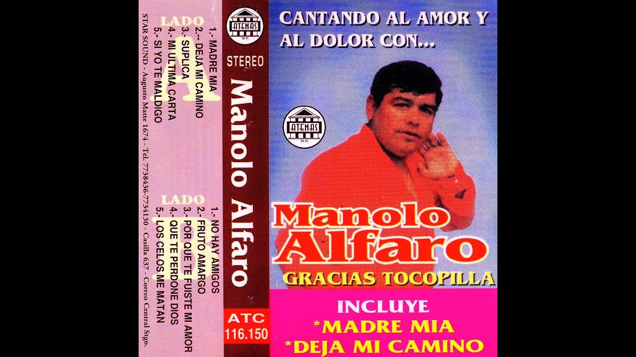 Manolo Alfaro - Gracias Tocopilla - Cantando al Amor y al Dolor con...
