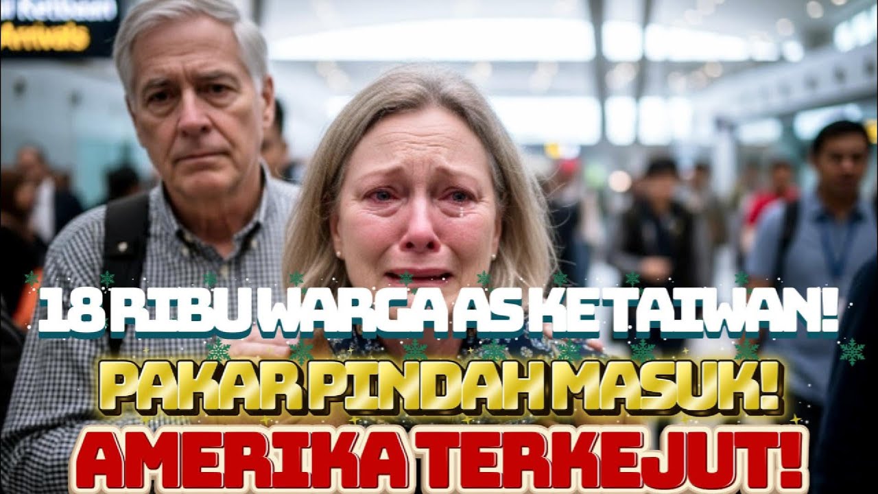 18 ribu warga AS berpindah ke Taiwan, buat Amerika terkejut!