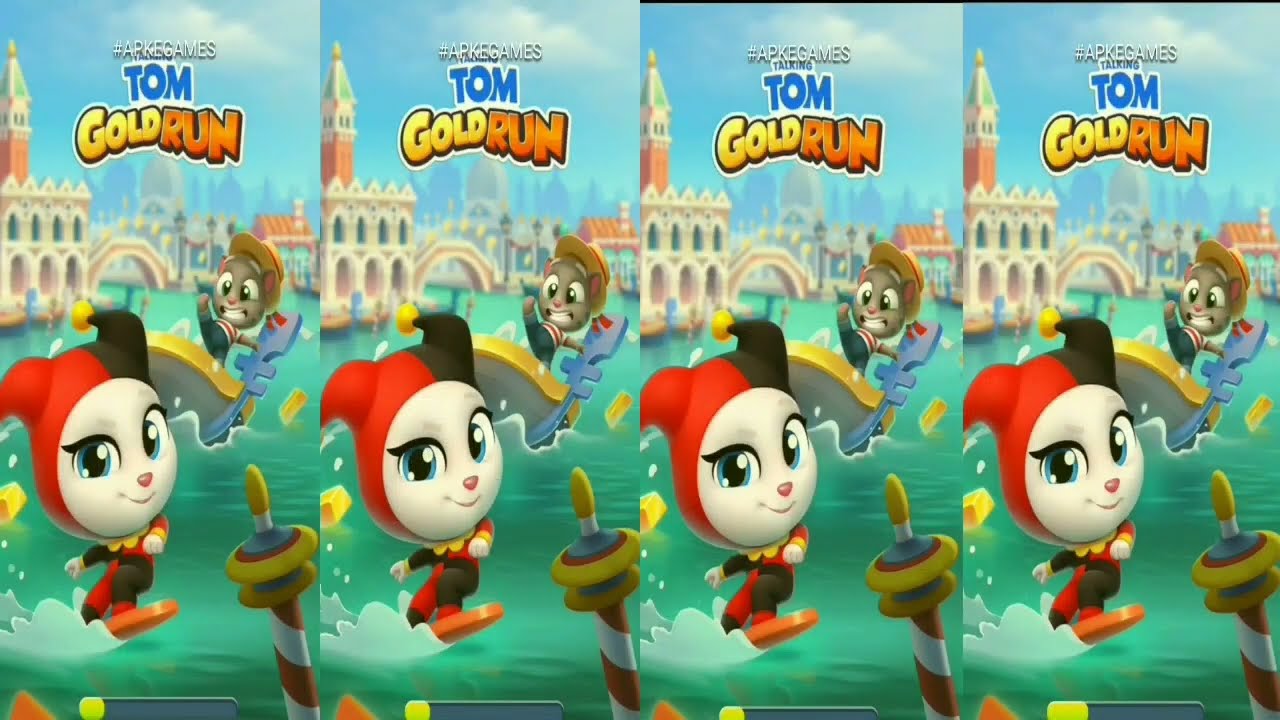 Talking Tom Gold Run Gameplay Android ios 