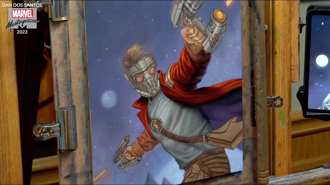Painting 'Star-Lord' in Oils