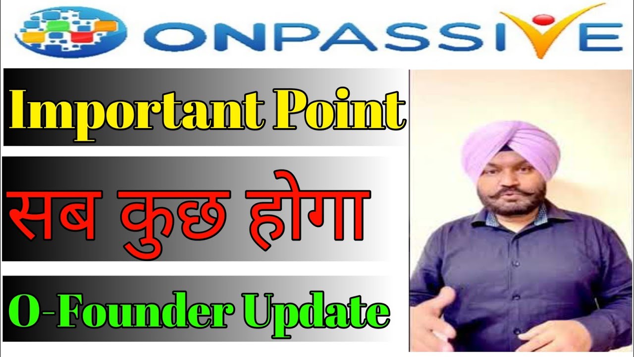 O-Founder update onpassive go Founders update by Md kaif khan motivational speaker