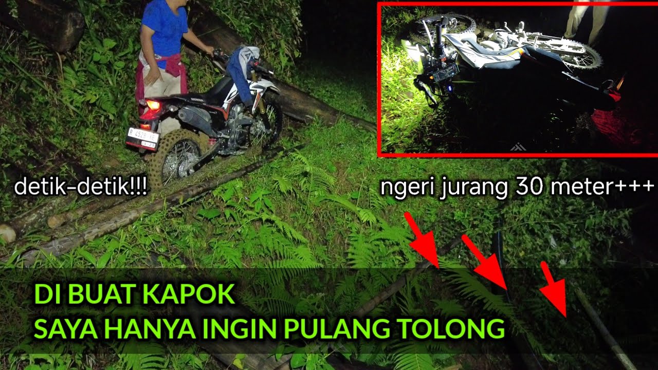 Menembus ke pemukiman teratas di puncak hutan - orang lain pasti milih pulang extreme banget !
