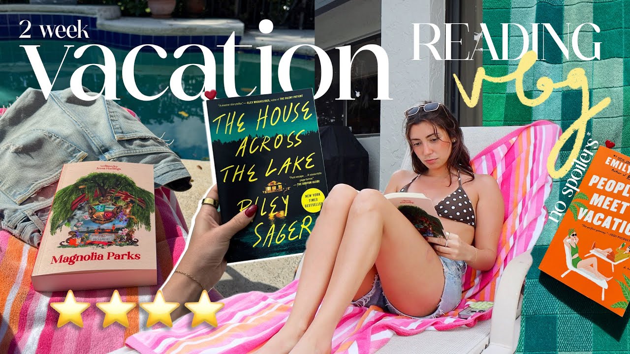 Read with me on vacation! How many books I can read in 2 weeks? 🌴👙