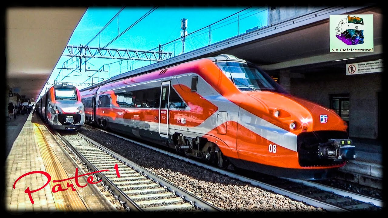 L'abbondante traffico ferroviario alla stazione di Padova. Parte 1